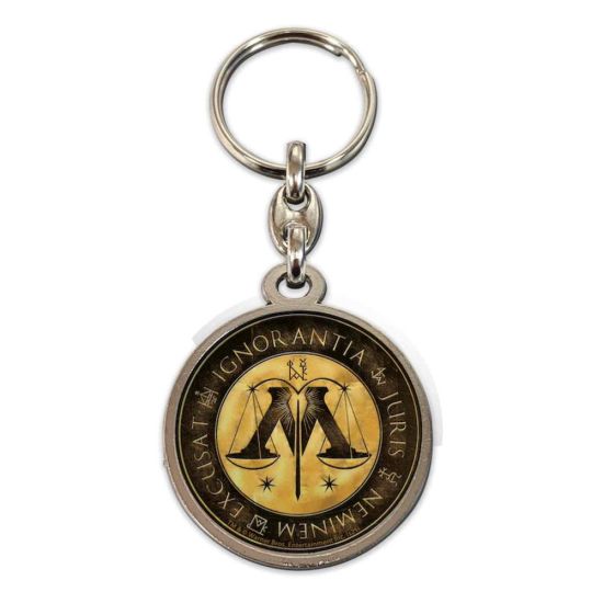 Harry Potter Ministry Of Magic Metal Keychain Merchoid