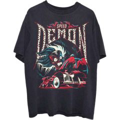 101 Dalmatians: Cruella Speed Demon - Black T-Shirt