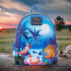 Loungefly: Disney Lilo And Stitch Camping Cuties Mini Backpack