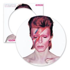 David Bowie: Aladdin Sane 450 Piece Picture Disc Jigsaw Puzzle Preorder