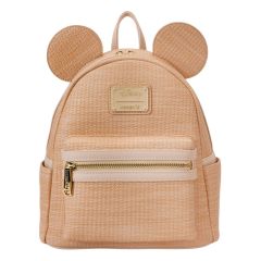 Disney by Loungefly: Mickey Straw Mini Backpack Preorder