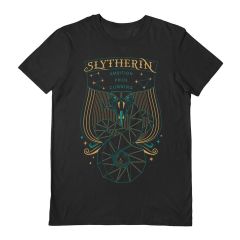 Harry Potter: Slytherin Crest Modern Black T-Shirt