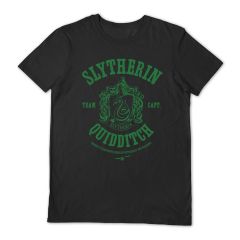 Harry Potter: Slytherin Team Quidditch Black T-Shirt