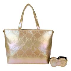 Hello Kitty: 50th Anniversary Gold Tote Bag by Loungefly Preorder