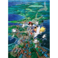 Kiki's Delivery Service: Stained Glass Koriko City's Sky Jigsaw Puzzle (500 pieces) Preorder