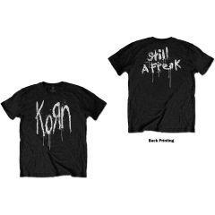 Korn: Still A Freak (Back Print) - Black T-Shirt