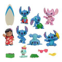 Lilo & Stitch: Stitch Deluxe Figure Set 8-Pack Mini Figure (7cm)