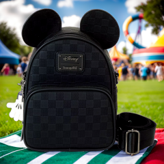 Loungefly: Disney Mickey Ear Evergreen Convertible Crossbody Bag Preorder