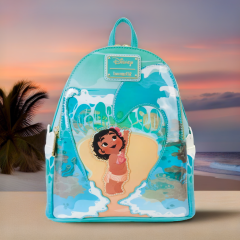 Loungefly Disney: Moana Ocean Waves Mini Backpack