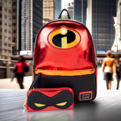 Loungefly The Incredibles: 20th Anniversary Light Up Cosplay Mini Backpack