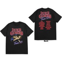 Luke Combs: Tour '23 Smashing Beer (Back Print) - Black T-Shirt