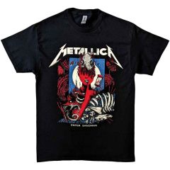 Metallica: Enter Sandman Poster - Black T-Shirt