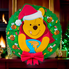 Loungefly: Disney Winnie The Pooh Stuck In Wreath Crossbody Bag