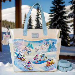 Loungefly: Disney Mickey and Friends Scene Convertible Tote Bag