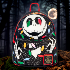 Loungefly: Disney Nightmare Before Christmas Smiling Jack Light Up Mini Backpack Preorder