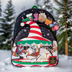 Loungefly: Disney Nightmare Before Christmas Journey To Christmas Town Mini Backpack Preorder