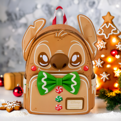 Loungefly: Disney Lilo & Stitch Gingerbread Stitch Cosplay Mini Backpack Preorder