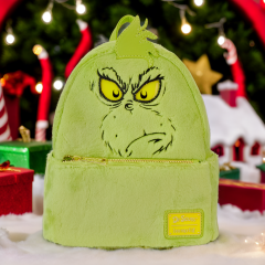 Loungefly: Dr Seuss Grinch Plush Light Up Cosplay Mini Backpack Preorder