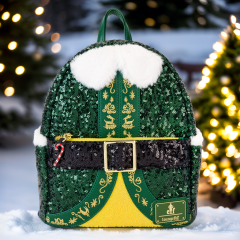 Loungefly: Elf Buddy Sequin Cosplay Mini Backpack Preorder