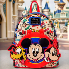 Loungefly: Disney Mickey And Friends Classic Ear Holder Mini Backpack Combo Preorder