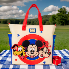 Loungefly: Disney Mickey And Friends Convertible Backpack & Tote Bag Preorder