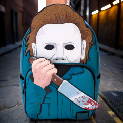 Loungefly: Halloween Mike Myers Full-Size Cosplay Backpack Preorder