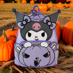Loungefly: Sanrio Kuromi Pumpkin Mini Backpack Preorder