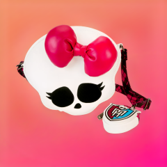 Loungefly: Mattel Monster High Skullette Figural Crossbody with Coin Bag Preorder