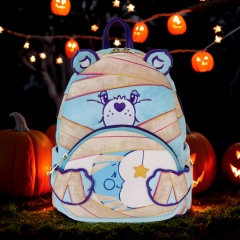 Loungefly: Carebears x Universal Monsters Bedtime Bear Mummy Mini Backpack Preorder