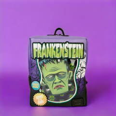 Loungefly: Universal Monsters Frankenstein Neon Mask Mini Backpack Preorder