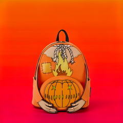 Loungefly: Trick 'R' Treat Flaming Head Sam Mini Backpack Preorder