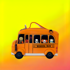 Loungefly: Trick 'R' Treat School Bus Crossbody Bag Preorder