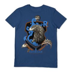 Ravenclaw: Animal Crest Navy Blue T-Shirt