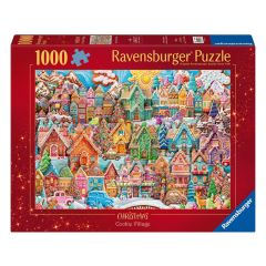 Ravensburger: Christmas Cookie Village Jigsaw Puzzle (1000 pieces) Preorder
