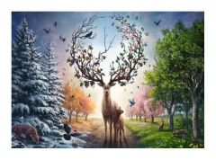 Ravensburger: The Magical Stag and the Four Seasons Jigsaw Puzzle (1000 pieces)