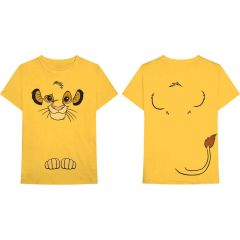 The Lion King: Simba (Back Print) - Yellow T-Shirt