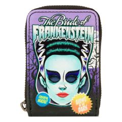 Universal Monsters: Bride of Frankenstein Neon Mask Wallet by Loungefly Preorder