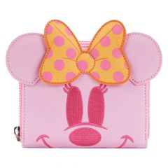 Loungefly Minnie Mouse: Pastel Ghost Glow-in-the-Dark Zip Around Wallet