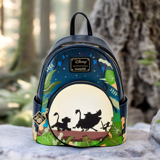 Loungefly: Disney Lion King 30th Anniversary Hakuna Matata Silhouette Mini Backpack
