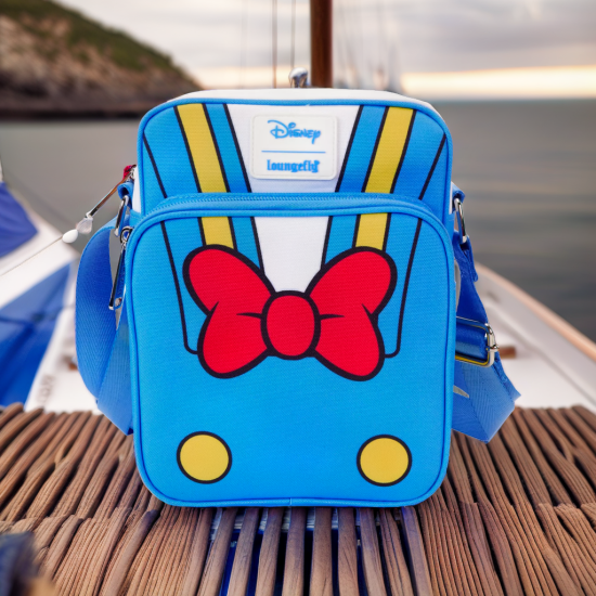 Loungefly: Disney Donald Duck 90th Anniversary Nylon Passport Bag