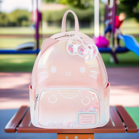 Loungefly: Hello Kitty 50th Anniversary Clear And Cute Cosplay Mini Backpack