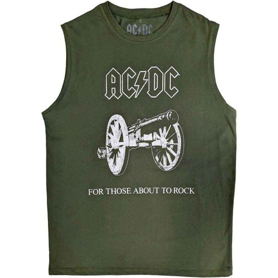 AC/DC: About To Rock - Green T-Shirt