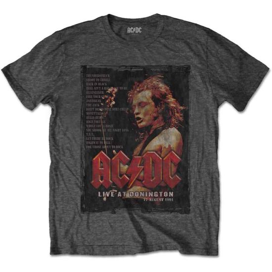 AC/DC: Donington Set - Charcoal Grey T-Shirt