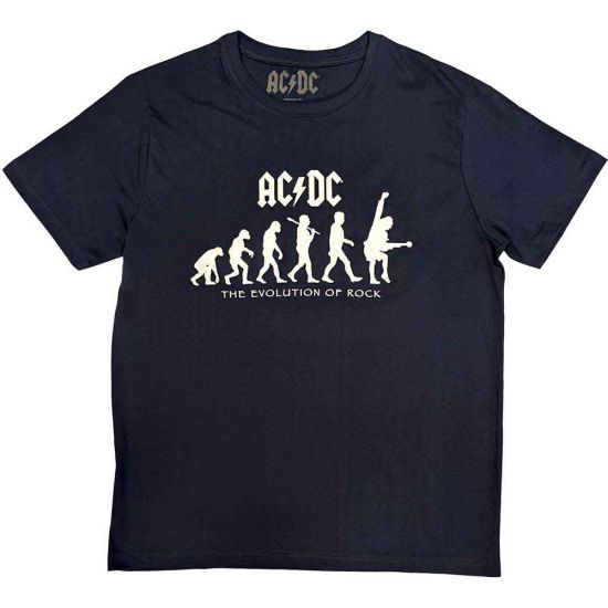 AC/DC: Evolution of Rock - Navy Blue T-Shirt