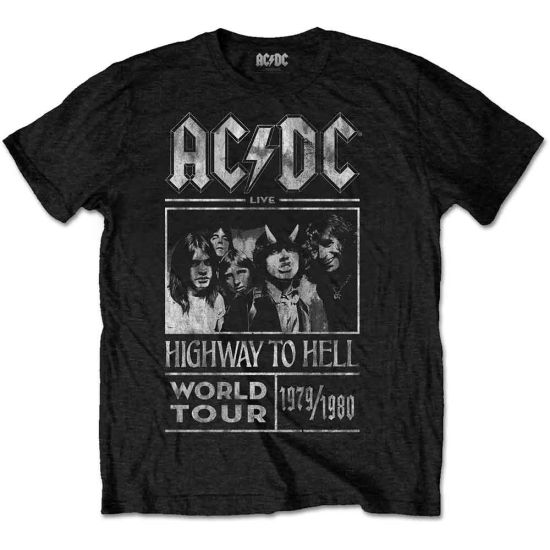 AC/DC: Highway to Hell World Tour 1979/1980 - Black T-Shirt