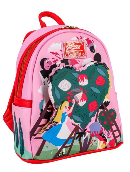 Alice in wonderland large capacity side bag carry as handbag