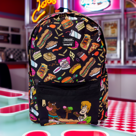 Loungefly: Scooby Doo Munchies AOP Full Size Nylon Backpack