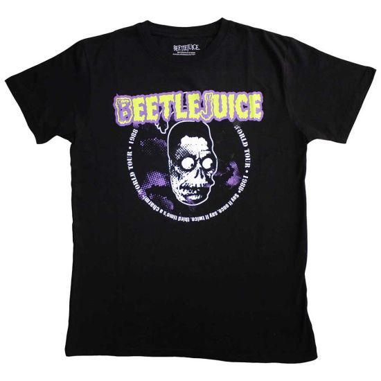 Beetlejuice: 1988 World Tour - Black T-Shirt