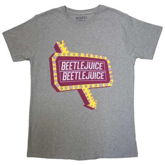 Beetlejuice: Beetlesign - Grey T-Shirt