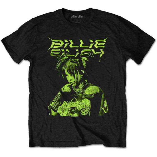 Billie Eilish: Illustration - Black T-Shirt